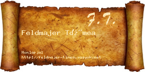 Feldmajer Tímea névjegykártya
